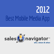 Sales Navigator Wins 2012 Best Mobile Media App&nbsp;Award