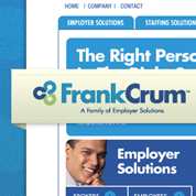Frank Crum close-up of webpage