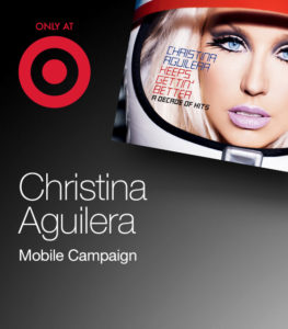 Christina Aguilera at target