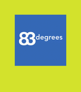 83 degrees logo