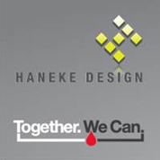 Haneke Design logo with the together we can logo