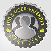 100% user-friendly certified