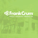frankcrum logo with green background