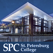 SPC text with building in the background