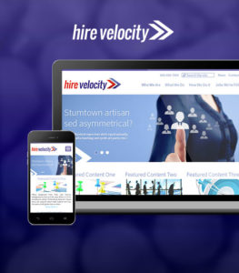 Hire velocity site on phone and computer