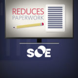 Reduces paperwork graphic