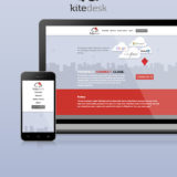 Kitedesk on phone and computer