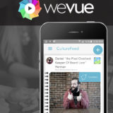 Wevue app on phone