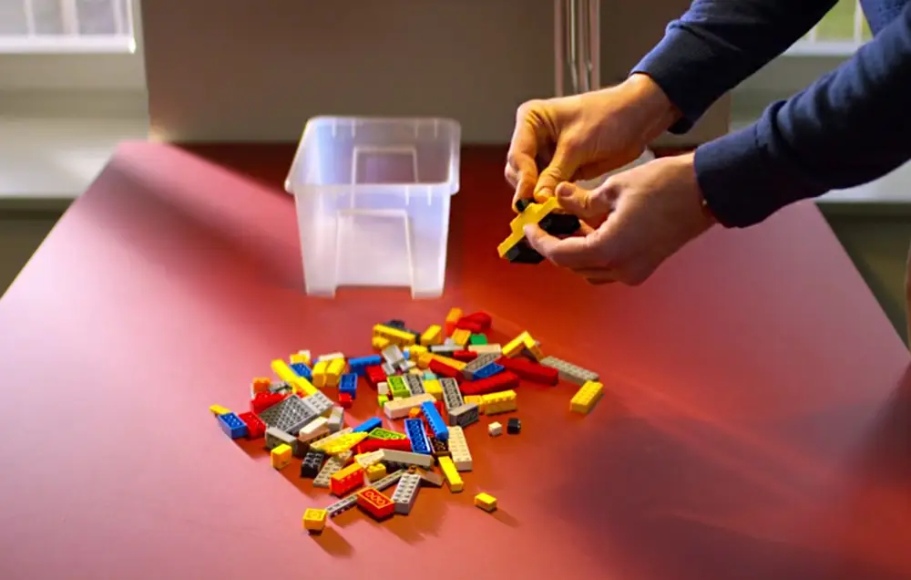 legos on table