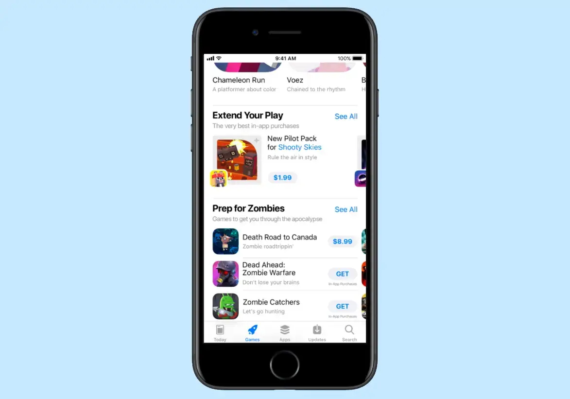 New app store screenshot