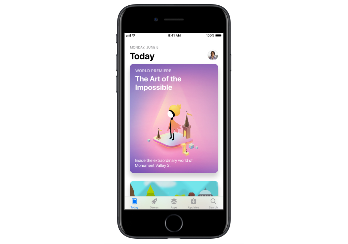 New app store screenshot