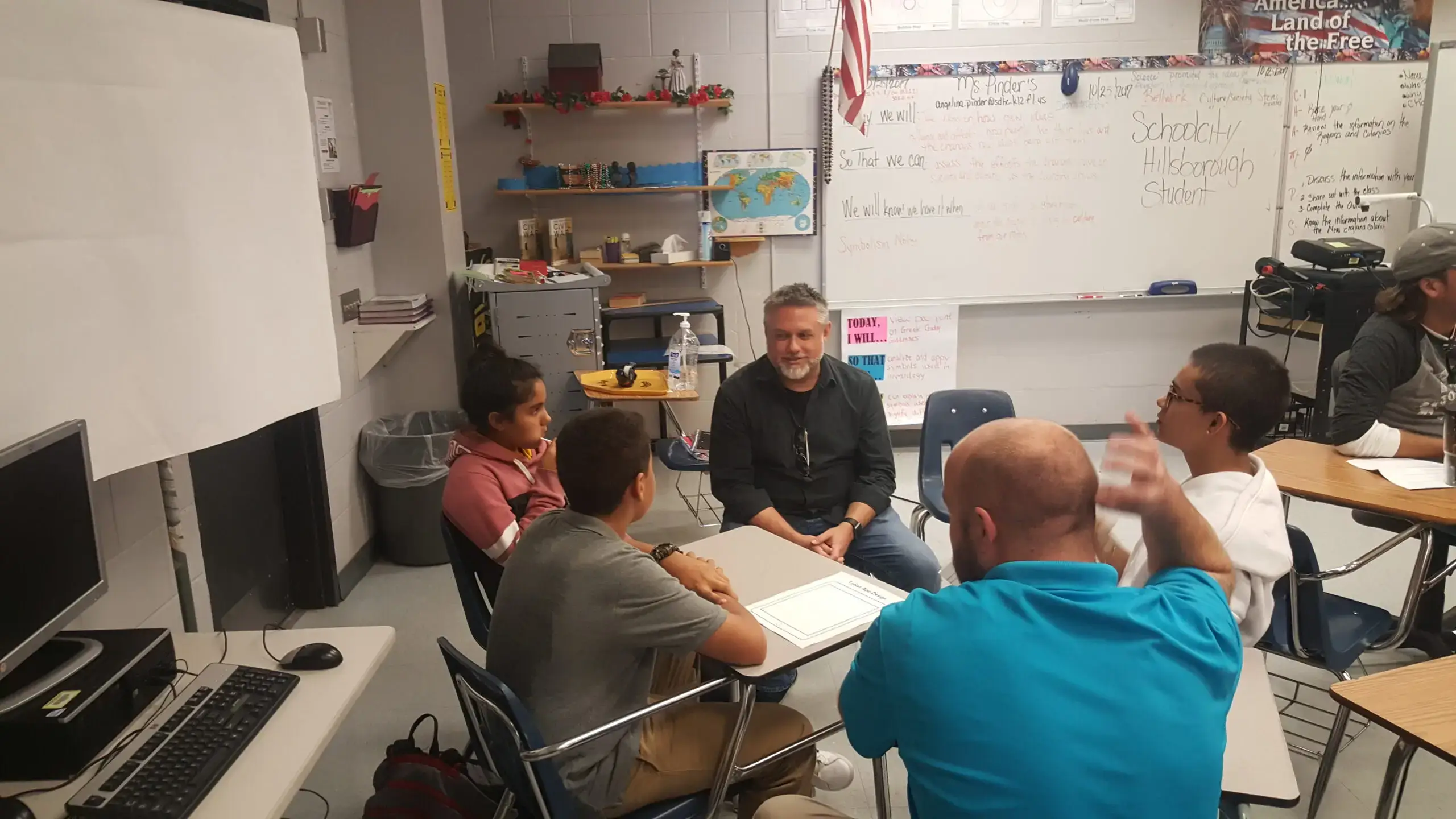 Tablet app design elementary school class