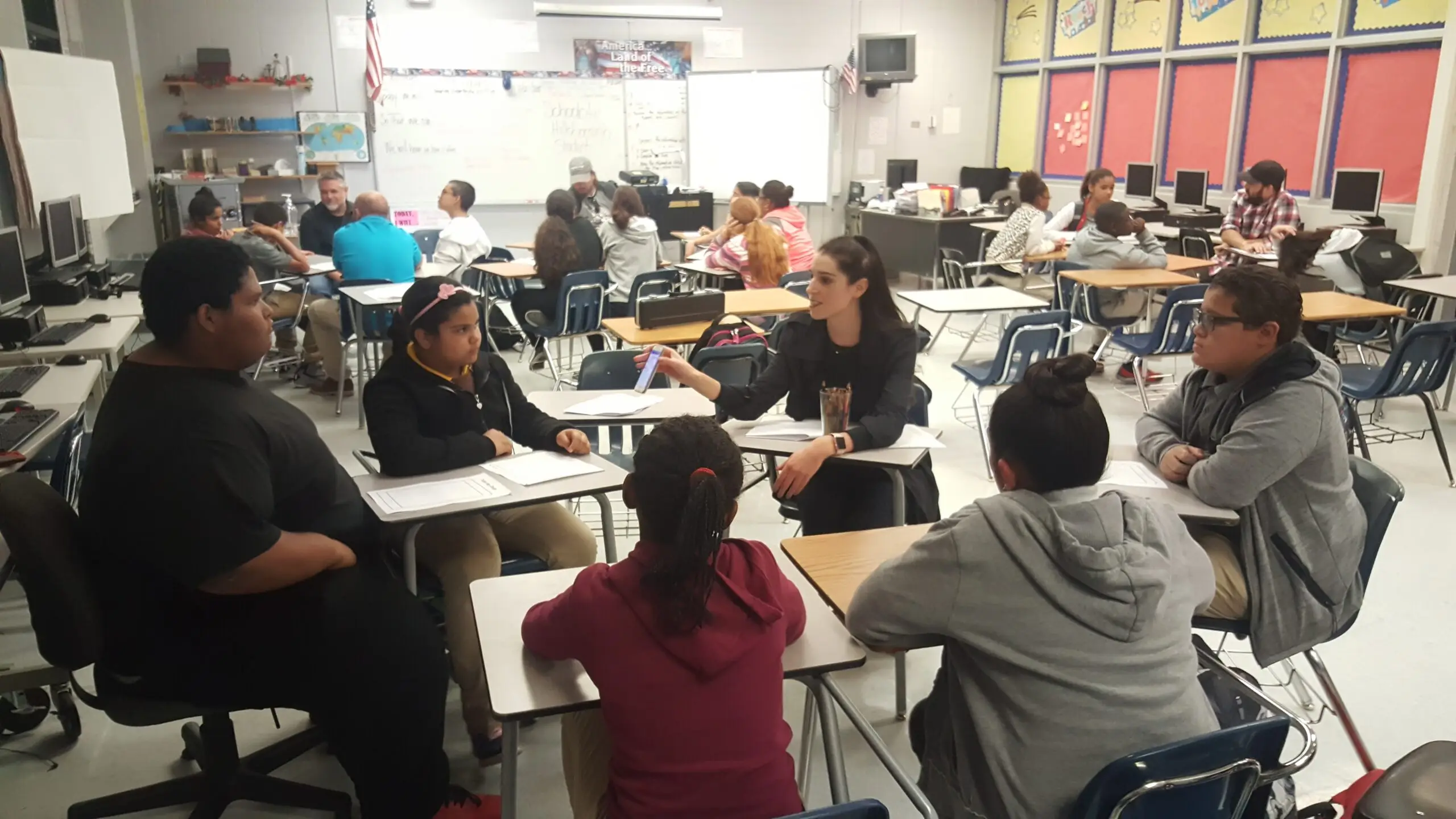 Tablet app design elementary school class