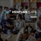 Venture Cafe Miami with people talking