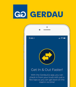 New Gerdau App Design Created by Haneke Design Streamlines the Truck Driver Check-In Process