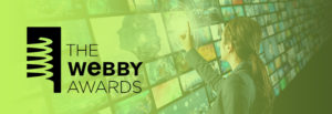 The Webby Awards Logo on technology background