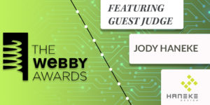 The Webby Awards logo and Jody Haneke Haneke Design