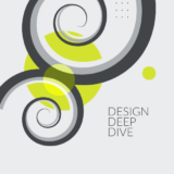bright green and dark gray abstract graphic