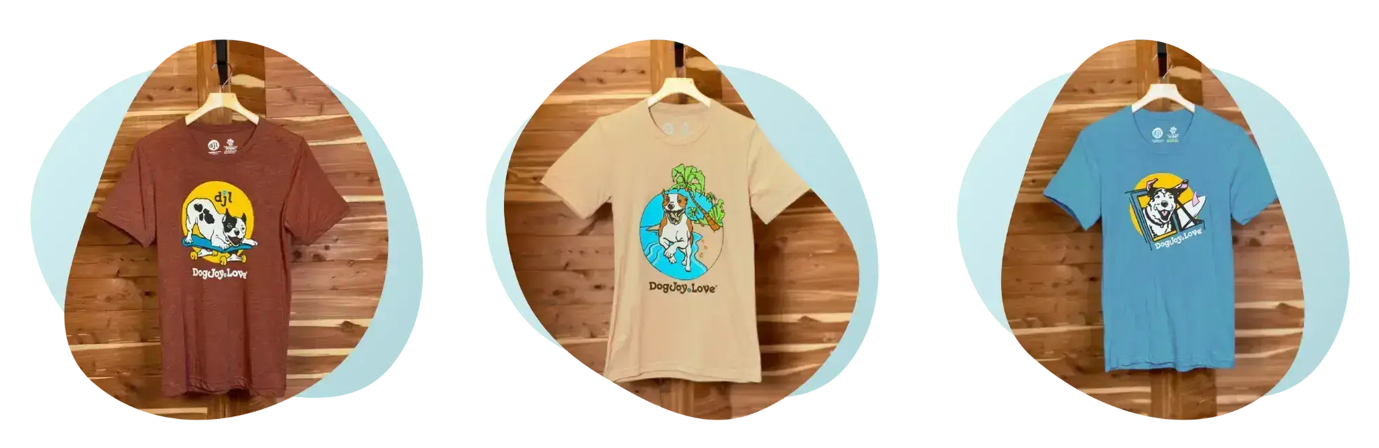 tshirts with dog graphics on them