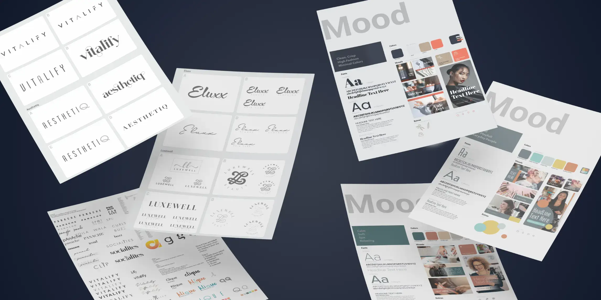 Image of Eluxx Branding brainstorming