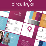 Decorative image with screenshots of Circuitry.ai branding
