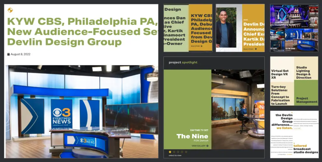 devlin design website redesign moodboard