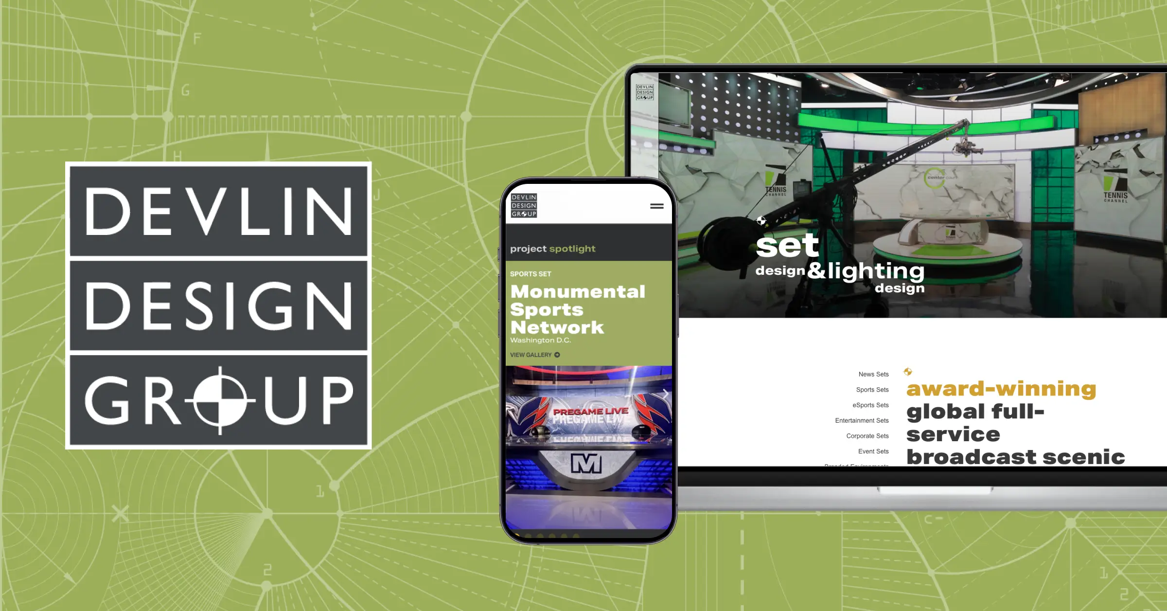 Devlin Design Group: A Website Built Around the Work - Haneke Design