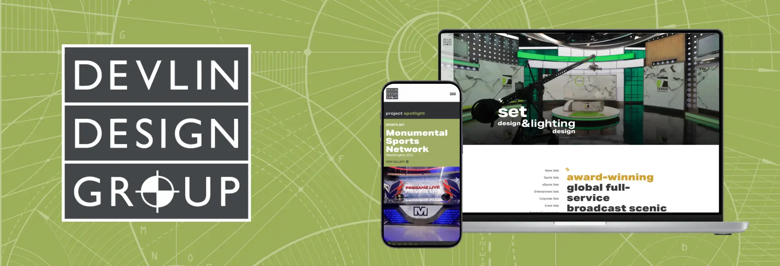 devlin design group website redesign graphic